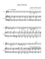 Abide With Me for Piano and Violin